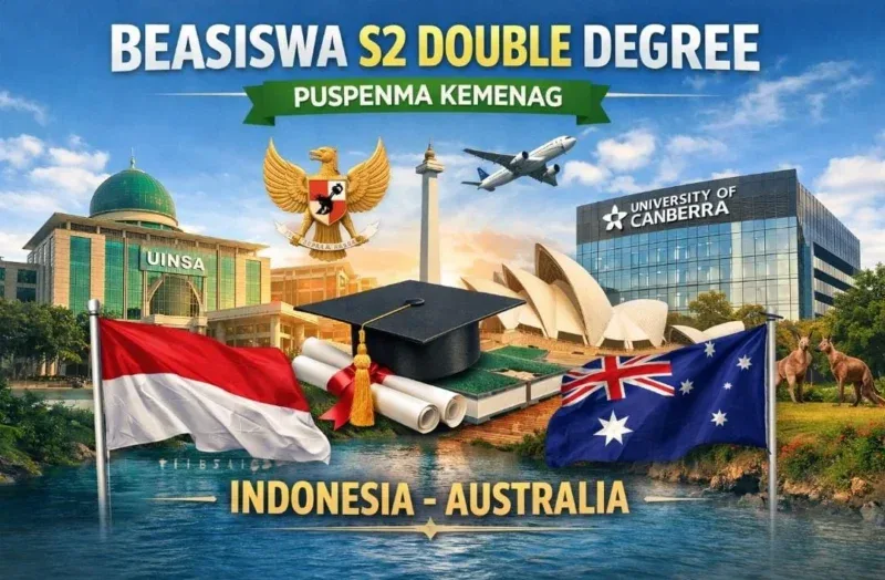 Beasiswa S2 Double Degree Kemenag Australia 2026: Panduan Lengkap